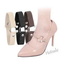 【hot sale】✵ D18 High Heel Fixer Anti-drop Heel Laces Stretchy Laces U-shaped Pearl Decorative Buckle