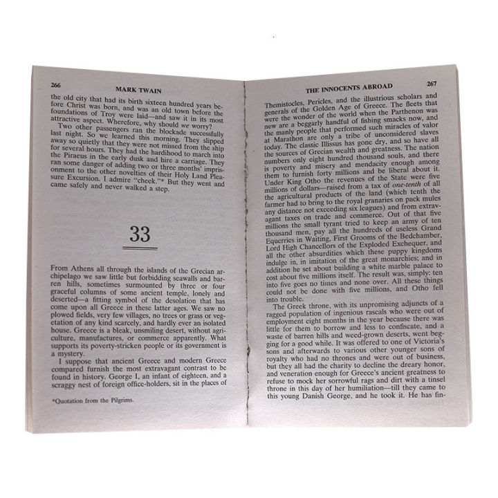 ผู้บริสุทธิ์ในต่างประเทศทำเครื่องหมายผลงานชิ้นเอกวรรณกรรมของtwain-signet-classics