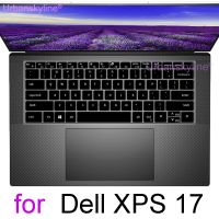 for Dell XPS 17 Keyboard Cover 9720 9710 9700 Touch Protector Skin Case Laptop Accessory Silicon Black inch 2022 2021 2020 New Keyboard Accessories