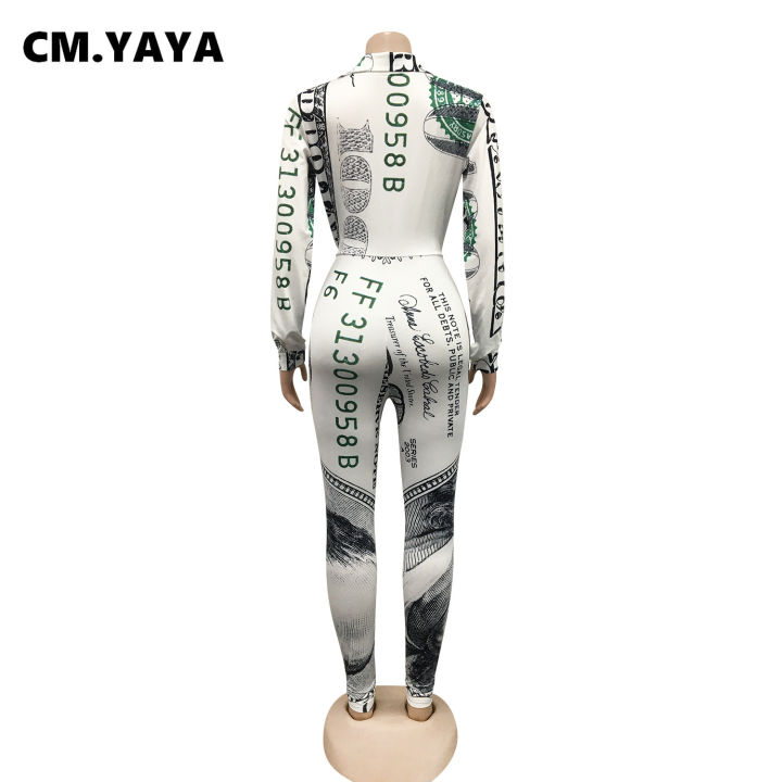 cm-yaya-us-dollar-benjamin-print-knot-up-blouses-style-jumpsuit-for-women-one-piece-overall-turn-down-neck-rompers-sping-winter