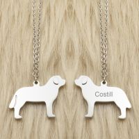 Dog Necklace Custom Dog Pendant Necklace Personalized Dog Name Necklace Pet Memorial Gift for Pet Lovers