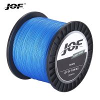 JOF 8เส้นสายการประมง PE ถัก1000เมตร500เมตร300เมตร20-100LB M Ultifilament เรียบสายการประมงสำหรับล่อตกปลาเหยื่อปลาคาร์พปลา