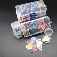 20&amp;50&amp;100 Pcs Acoustic Electric Guitar Picks Plectrum Celluloid Guitar Picks Accessories with Box Thickness 0.46mm-0.96mm Guitar Bass Accessories