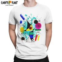 Cotton Tee Shirt T-shirts | Custom Singing Fish | Joan Miro Shirt | Joan Miro Tshirt - Men XS-6XL