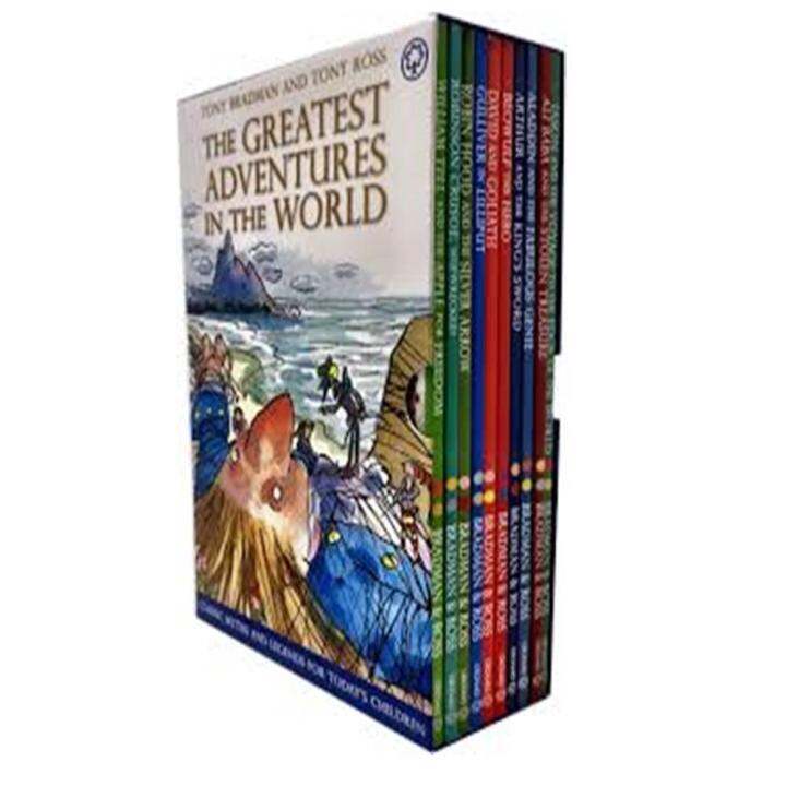 The Greatest Adventures In The World : 10 Book Box Set เซตหนังสือการผจญ ...