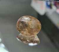 ไหมทอง (Golden Rutilated Quartz) " สัญลักษณ์แห่งความมั่งคั่งร่ำรวย  " น้ำหนัก 41.77 ct  ขนาด 20.2x13.5x25.1 mm . พลอยแท้ 100% เนื้อดี ราคาถูก