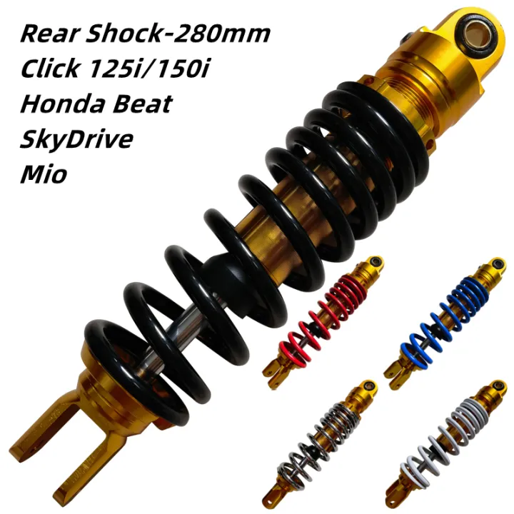 Motorcycle Rear Shock 280mm For Honda Click Yamaha Mio Universal 1Pcs
