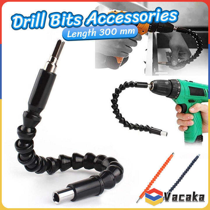 Vacaka 300mm Snake Drill Bit Screw Driver Extender Universal Snake