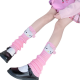 Hello ถุงเท้ายาวน่ารักสำหรับผู้หญิงญี่ปุ่น Lolita Kulomi ถัก Jk Stack ถุงเท้าแฟชั่นญี่ปุ่น Y2k Kawaii ขาอุ่น