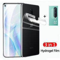 3 in 1 Back Film สำหรับ Oneplus 8 Pro Hydrogel Films สำหรับ oneplus one plus 8 pro 8pro Soft ฟิล์มกันรอย-SLPPP STORE