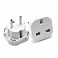 Universal 2 Pin Power Plug Adapter 10A UK to European Euro EU Travel Charger Adapter Plug Outlet Converter Adaptor AC 240V Wires  Leads  Adapters