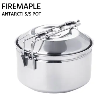 Fire-Maple Antarcti Portable 1 Liter Lightweight Stainless Steel Camping  Kettle | Durable and Portable Camp Tea Pot | Ideal for Bushcraft and  Outdoor