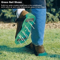 【ลดล้างสต๊อก】Garden Yard Lawn Aerator รองเท้า Grassplot Aerating Soil Spike Sandals