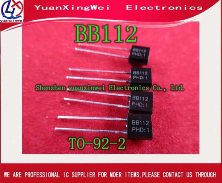 【Customer favorite】 10ชิ้น BB112 112ถึง-92-2ซิลิคอนไดโอดตัวแปร