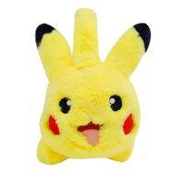 {Icc toy}โปเกมอนอะนิเมะการ์ตูนสัตว์ Pikachu ตุ๊กตาหูอุ่น Kawaii แฟชั่นนุ่ม Plushie ฤดูหนาวให้ปิดหูกันหนาวที่อบอุ่นของขวัญคริสต์มาส