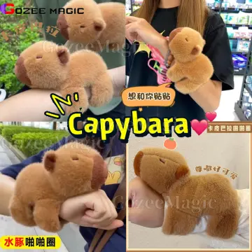 Capybara Clap Circle Toy Animal Slap Bracelets Fun Pop Circles