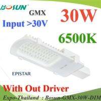 30W LED โคมไฟถนน อลูมิเนียมโปรไฟล์ BOSUN DC 30V แสงสีขาว 6500K (ไม่มี Driver) รุ่น Bosun-GMX-30W-DIM