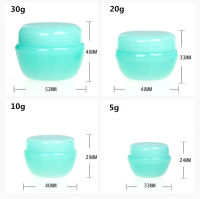 5g 10g 20g Empty Container Jars with MultiColor Lids for Powder Makeup, Cream, Lotion, Lip Balm , Cosmetic Samples