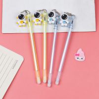 【living stationery】20ชิ้นนักบินอวกาศ0.5มม. หลอดเข็มเต็มสีดำ WaterStudentPen