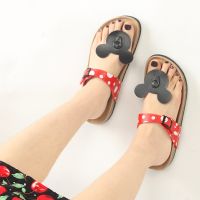 Casual Soft Cork Flip Flops Women Summer Slippers Beach Slide Sandals Mq Cross Buckle Strap Girls Ladies House Outside Shoes