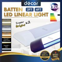 {ItalyNest shop} T8 T5แสงแสงหลอดไฟหลอด LED ด้าม LED แผงไฟเพดาน LED ฟอกแสงแถบไฟ LED