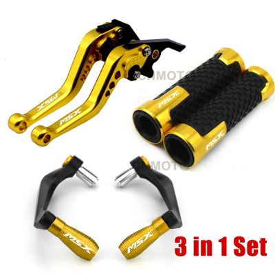 For HONDA MSX125 / SF 2013-2023 Modified CNC 6-stage Adjustable Brake Clutch Lever Handlebar Grips Protect Guard Set MSX 125 1