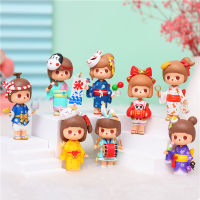 Factory Custom Japanese Style Gift Cute Girl Hand-Made Garden Party Toy Full Set of Blind Box Doll Ornaments