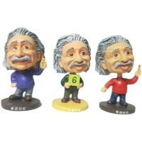 resin figure mental psychological sand table game box court therapy shake-head  Einsttein