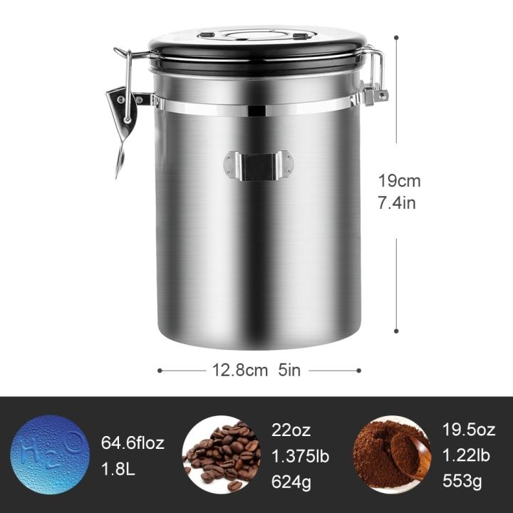 สแตนเลส-airtight-กาแฟคอนเทนเนอร์เก็บกระป๋องชุดกาแฟ-jar-กระป๋อง-scoop-สำหรับเมล็ดกาแฟชา1-5l-เครื่องมือ