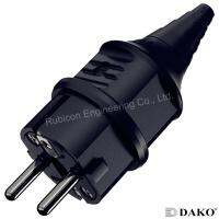 DKN-012B ปลั๊กตัวผู้เยอรมัน (2P+E) 16A 230V IP44 DAKO