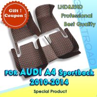 RHD Car floor mats for AUDI A4 B8 Sportback Allroad 2010 2011 2012 2013 2014 Custom auto foot Pads automobile carpet cover interio