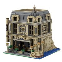 ❦ MOC 14123 The Lounge 10253 Big Ben Model Modular British Architecture Building Blocks Set Desert Style House Toys For Children