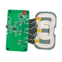 12V 5V 2A Wireless Fast Charger Charging Transmitter Module Circuit Board 5W/10W/15W Coil Receiver for CAR