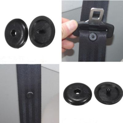 【CW】 SEKINNEW 10Pcs Car Parts Plastic Safety Stopper Spacing Buckle Clip Retainer Seatbelt Stop