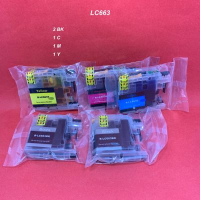 LC663 New Compatible Ink Cartridge for Brother MFC-J2320 MFC-J2720 Printer Ink Cartridges
