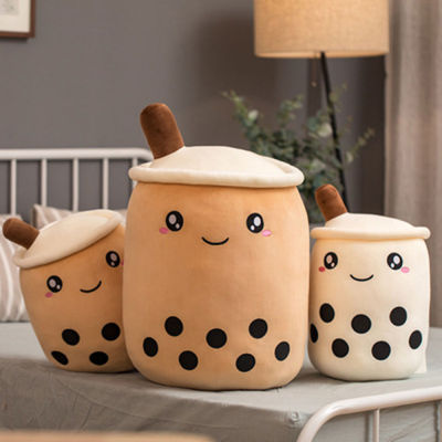 ITEMICH 25/35/50cm Adorable Children Gift Birthday Gift Tube Drink Toy Cushion Tube Pillow Boba Cup Pillow Tea Cup Plush Toy Milk Cup Pillow