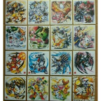 Digimon Shikishi Art แบบครบเซต