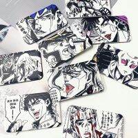 1ชิ้นเคสการ์ดผจญภัยแบบแปลกประหลาดของอะนิเมะโจโจ้ Kira Yoshikage Kujo Jotaro นักเรียนของเล่นสำหรับหยิบจับซองบัตรประจำตัวบัตรโดยสาร