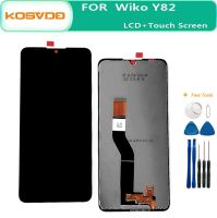 อุปกรณ์ประกอบการแสดงหน้าจอภาพจอ LCD และหน้าจอสัมผัสของแท้ใหม่สำหรับ Wiko Y82