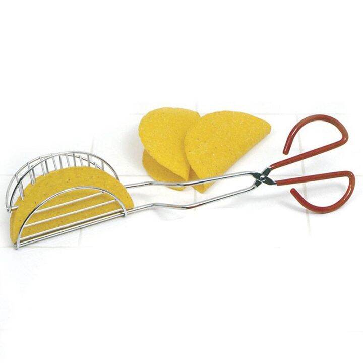 tortilla-fryer-tongs-plated-steel-stainless-steel-tongs-with-rubber-handle-kitchen-tools-stainless-steel-taco-press-mold