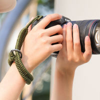 สายรัดข้อมือแบบทอ Hand Grip Paracord สายรัดข้อมือแบบถักสำหรับสายคล้องกล้อง Sony กล้อง Pentax Panasonic DSLR Camera Rope H3CA-iold57 mall