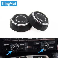 Car Center Console Audio Volume Knob Cover CD Control Switch Button For Porsche Cayenne Panamera Macan Boxster 911 718 970