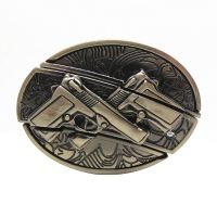 【CW】☬☄  Oval Zinc Alloy Metal Multi-function Men Buckle 3.8cm Cowboys Styles Dropshipping