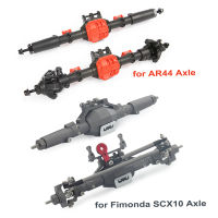 SCX10 II AR44 Axle Upgrade Parts Bevel Gear Set Universal Shaft Steering Knuckles Servo Link for 110 RC Crawler Axial 90046