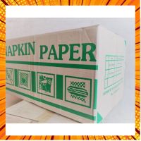 กระดาษเช็ดปากแผ่นเล็ก Napkin Tissue 23x23cm ( 9x9 inch ) 2 Ply 1/4 , 1/8 Fold (6,000 sheets) ขายยกลัง เปิดบิลได้ กรณีสินค้ามีสี ไซท์ เบอร์รบกวนลุกค้าทักมาสอบถามหรือเเจ้งที่เเชทก่อนสั่งสินค้าด้วยนะคะ