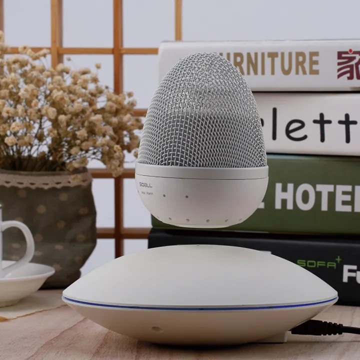 Floating Bluetooth Speaker Ufo Magnetic Levitation Rotate Wireless Speaker Portable Mini 3992