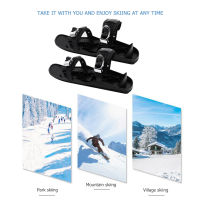 1 Pair Unisex Winter Ski Skates Shoes Skiboard Snow Mini Snowblades Skates for Outdoor Sports