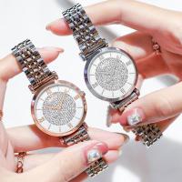 Starry Sky Classic Rhinestone Watch Ladies Quartz Luxury Women Watches Fashion Stainless Steel Wristwatch Gift Relogios Feminino