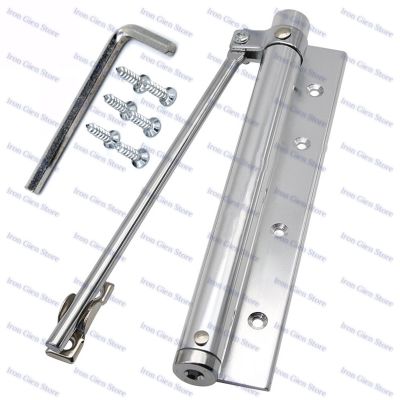 ✵ Stainless Steel Door Closer Self Closing Hinge Single Spring Adjustable Surface Mounted Automatic Closing Fire Rated Door 40KG