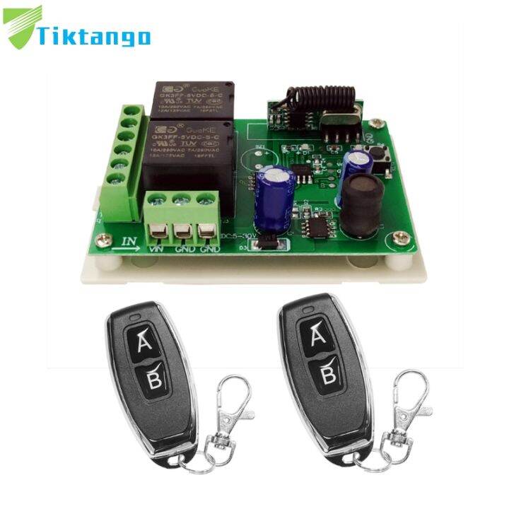 cw-tiktango-5-30v-2ch-with-relay-module-24v-2-delay-433mhz-control-receiver